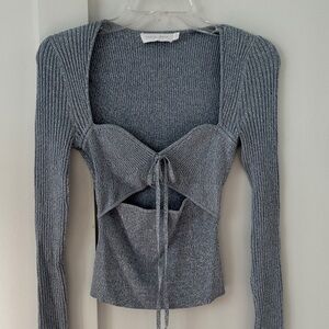 Jonathan simkhai light blue top size S